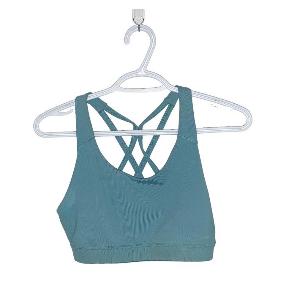 Old Navy Seafoam Green Yoga Bra S Workout Crossfit Active